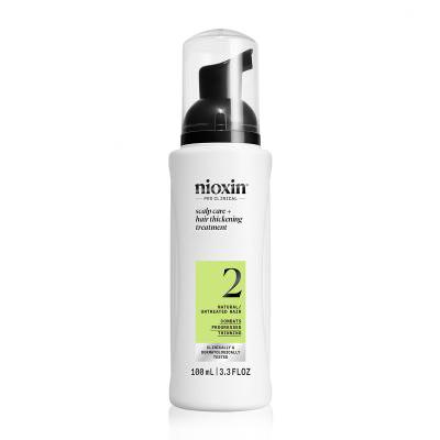 Nioxin System 2 Scalp Care + Hair Thickening Treatment Περιποίηση μαλλιών χωρίς ξέβγαλμα για γυναίκες 100 ml