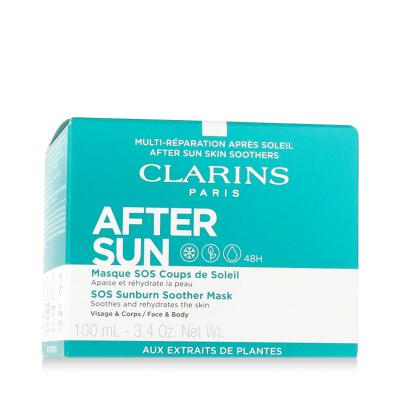 Clarins After Sun SOS Sunburn Soother Mask Προϊόν για μετά τον ήλιο για γυναίκες 100 ml