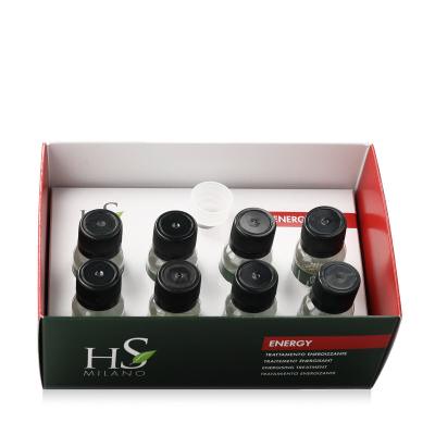 HS MILANO Energy Energising Treatment Περιποίηση μαλλιών χωρίς ξέβγαλμα 8x8 ml