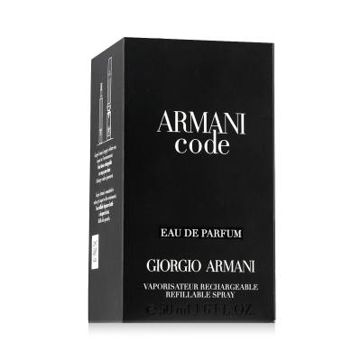 Giorgio Armani Code Eau de Parfum για άνδρες Επαναπληρώσιμο 50 ml