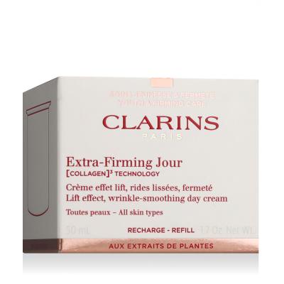 Clarins Extra-Firming Jour Lift Effect, Wrinkle Smoothing Day Cream Κρέμα προσώπου ημέρας για γυναίκες Συσκευασία "γεμίσματος" 50 ml