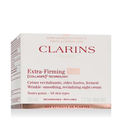 Clarins Extra-Firming Nuit Wrinkle Smoothing Revitalizing Night Cream Κρέμα προσώπου νύχτας για γυναίκες Επαναπληρώσιμο 50 ml