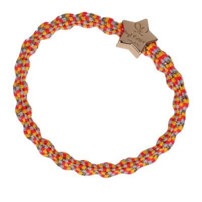 By Eloise London Metallic Gold Star Λαστιχάκι για τα μαλλιά για γυναίκες 1 τεμ Απόχρωση Tropicana