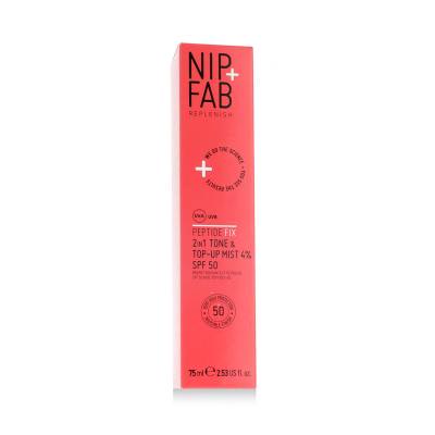 NIP+FAB Replenish 2in1 Tone &amp; Top-Up Mist SPF50 Λοσιόν προσώπου για γυναίκες 75 ml