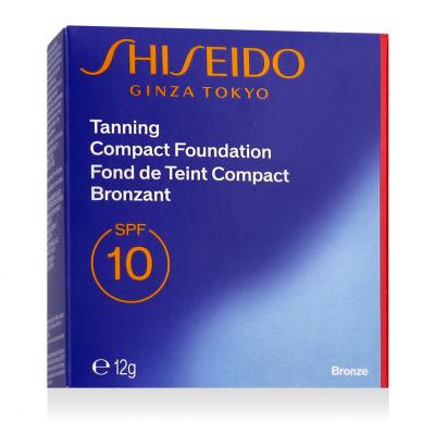 Shiseido Sun Protection Tanning Compact Foundation SPF10 Make up για γυναίκες 12 gr Απόχρωση Bronze