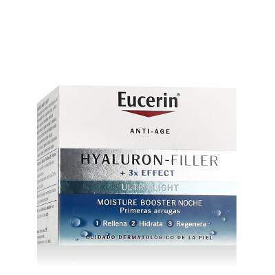 Eucerin Hyaluron-Filler + 3x Effect Moisture Booster Night Κρέμα προσώπου νύχτας για γυναίκες 50 ml