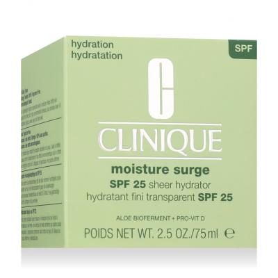 Clinique Moisture Surge Sheer Hydrator SPF25 Κρέμα προσώπου ημέρας για γυναίκες 75 ml