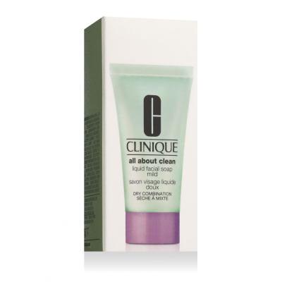 Clinique All About Clean Liquid Facial Soap Mild Καθαριστικό σαπούνι για γυναίκες 30 ml