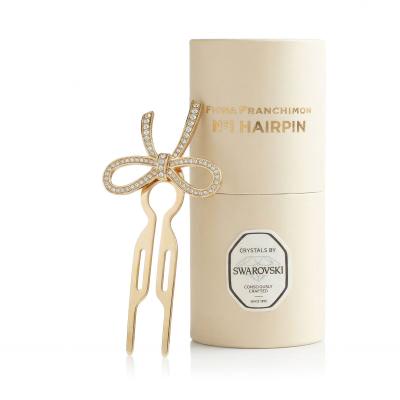 Fiona Franchimon Nº1 Hairpin Steel Crystals By Swarovski Κλιπ μαλλιών για γυναίκες 1 τεμ Απόχρωση Yellow Gold Finish