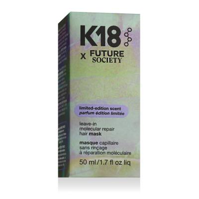 K18 x Future Society Leave-In Molecular Repair Hair Mask Μάσκα μαλλιών για γυναίκες 50 ml
