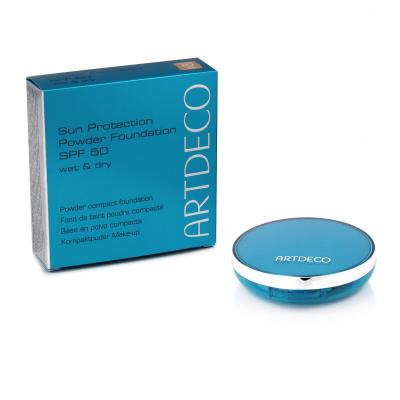 Artdeco Sun Protection Powder Foundation SPF50 Make up για γυναίκες 9,5 gr Απόχρωση Neutral 20 Cool Beige