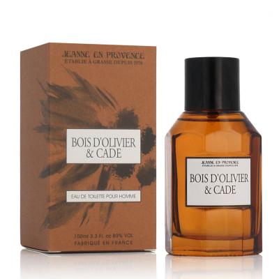 Jeanne en Provence Bois d'Oliver &amp; Cade Eau de Toilette για άνδρες 100 ml