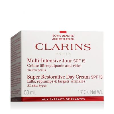 Clarins Super Restorative Day Cream SPF15 Κρέμα προσώπου ημέρας για γυναίκες 50 ml