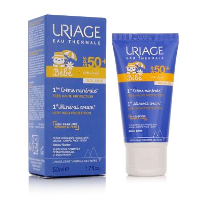 Uriage Bébé 1st Mineral Cream SPF50+ Αντιηλιακό προϊόν για το σώμα για παιδιά 50 ml