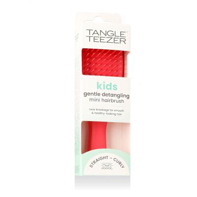Tangle Teezer The Ultimate Detangler Straight - Curly Mini Βούρτσα μαλλιών για παιδιά 1 τεμ Απόχρωση Pink Punch