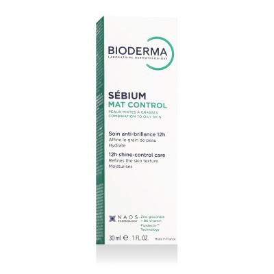 BIODERMA Sébium Mat Control 12h Shine-Control Care Κρέμα προσώπου ημέρας για γυναίκες 30 ml