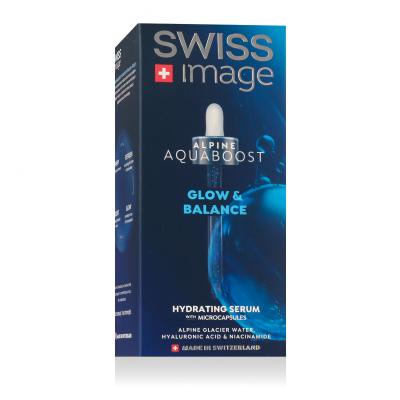 Swiss Image Alpine Aquaboost Glow &amp; Balance Hydrating Serum Ορός προσώπου 30 ml