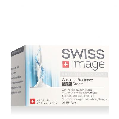 Swiss Image Brightening Care Absolute Radiance Night Cream Κρέμα προσώπου νύχτας 50 ml