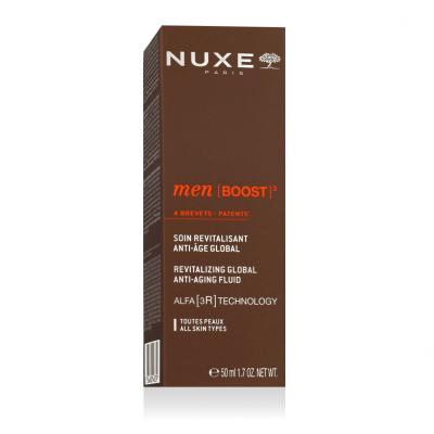 NUXE Men [BOOST]³ Revitalizing Global Anti-Aging Fluid Κρέμα προσώπου ημέρας για άνδρες 50 ml