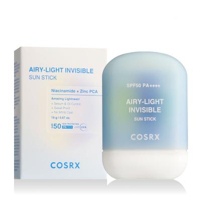 COSRX Airy-Light Invisible Sun Stick SPF50+ Αντιηλιακό προϊόν προσώπου 19 gr