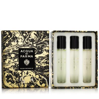 Acqua di Parma Holiday Discovery Set Σετ δώρου EDP Yuzu 12 ml + EDP Osmanthus 12 ml + EDP Lily Of The Valley 12 ml