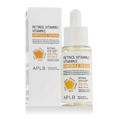 APLB Retinol Vitamin C Vitamin E Ampoule Serum Ορός προσώπου 40 ml