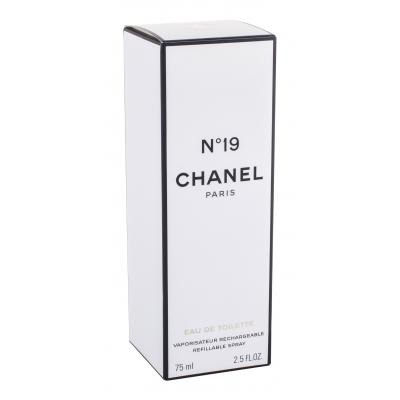 Chanel N°19 Eau de Toilette για γυναίκες Επαναπληρώσιμο 75 ml