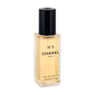 Chanel No.5 Eau de Toilette για γυναίκες Συσκευασία &quot;γεμίσματος&quot; 50 ml