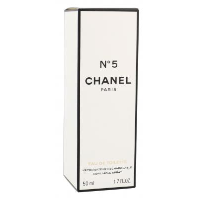 Chanel No.5 Eau de Toilette για γυναίκες Επαναπληρώσιμο 50 ml