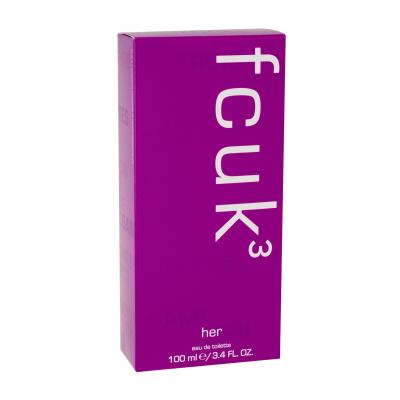 Fcuk 3 Eau de Toilette για γυναίκες 100 ml
