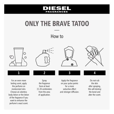 Diesel Only The Brave Tattoo Eau de Toilette για άνδρες 50 ml