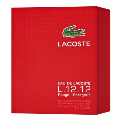 Lacoste Eau de Lacoste L.12.12 Rouge (Red) Eau de Toilette για άνδρες 100 ml