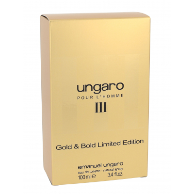 Emanuel Ungaro Ungaro Pour L´Homme III Gold &amp; Bold Limited Edition Eau de Toilette για άνδρες 100 ml