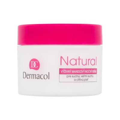 Dermacol Natural Almond Κρέμα προσώπου νύχτας για γυναίκες 50 ml