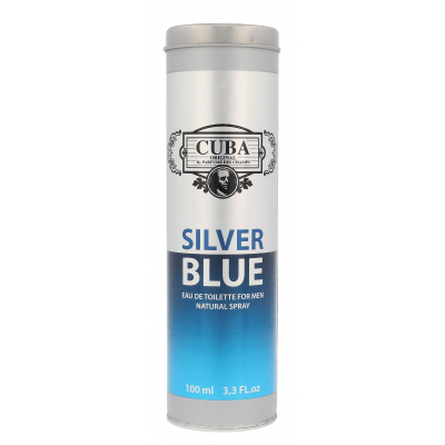 Cuba Silver Blue Eau de Toilette για άνδρες 100 ml
