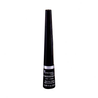 Rimmel London Exaggerate Eyeliner για γυναίκες 2,5 ml Απόχρωση 001 Black