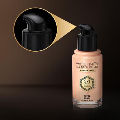 Max Factor Facefinity All Day Flawless SPF20 Make up για γυναίκες 30 ml Απόχρωση C40 Light Ivory