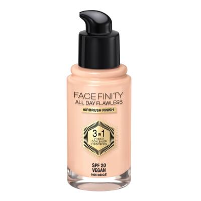 Max Factor Facefinity All Day Flawless SPF20 Make up για γυναίκες 30 ml Απόχρωση N55 Beige