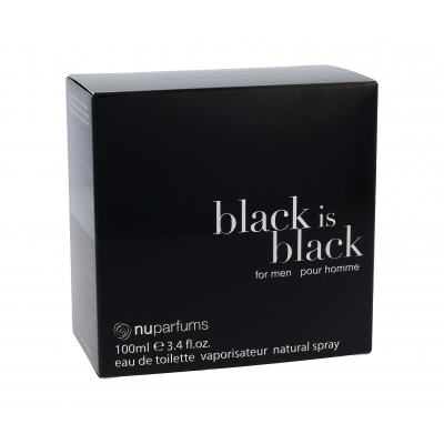 Nuparfums Black is Black Eau de Toilette για άνδρες 100 ml