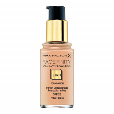 Max Factor Facefinity All Day Flawless SPF20 Make up για γυναίκες 30 ml Απόχρωση 30 Porcelain
