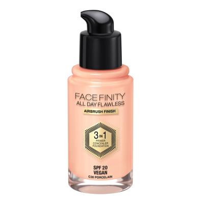 Max Factor Facefinity All Day Flawless SPF20 Make up για γυναίκες 30 ml Απόχρωση C30 Porcelain