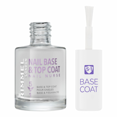 Rimmel London Nail Nurse Base &amp; Top Coat Βερνίκια νυχιών για γυναίκες 12 ml