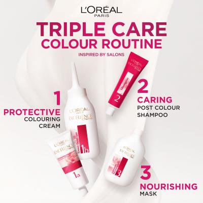 L&#039;Oréal Paris Excellence Creme Triple Protection Βαφή μαλλιών για γυναίκες 48 ml Απόχρωση 400 Brown
