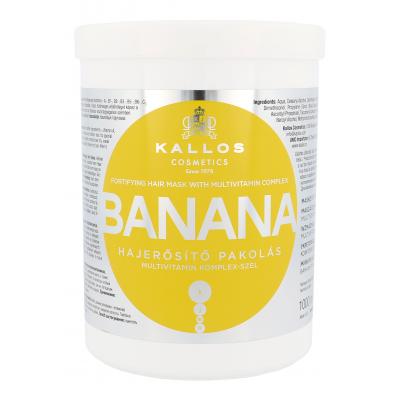 Kallos Cosmetics Banana Μάσκα μαλλιών για γυναίκες 1000 ml