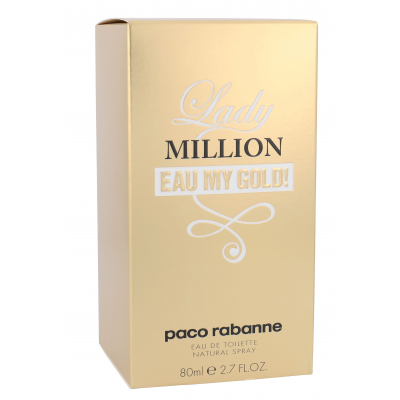 Paco Rabanne Lady Million Eau My Gold! Eau de Toilette για γυναίκες 80 ml