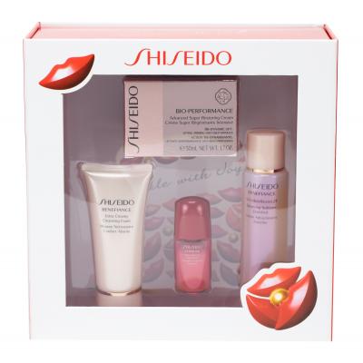 Shiseido Bio-Performance Advanced Super Restoring Σετ δώρου BIO-PERFORMANCE Restoring 50 ml + BENEFIANCE Cleansing Foam 50 ml + BENEFIANCE Softener Enriched 75 ml + ULTIMUNE Power Inf.Concentrate 10 ml