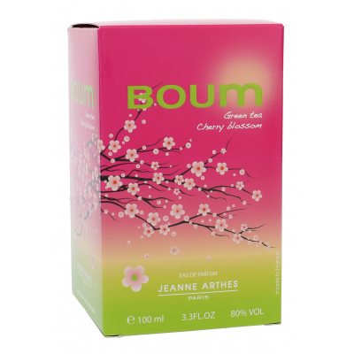 Jeanne Arthes Boum Green Tea Cherry Blossom Eau de Parfum για γυναίκες 100 ml