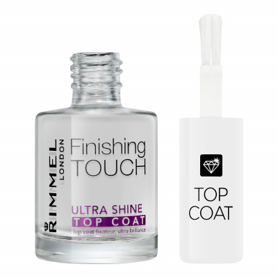 Rimmel London Finishing Touch Ultra Shine Top Coat Βερνίκια νυχιών για γυναίκες 12 ml