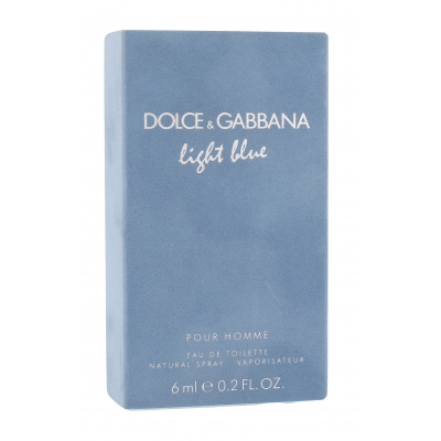 Dolce&amp;Gabbana Light Blue Pour Homme Eau de Toilette για άνδρες 6 ml