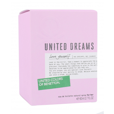 Benetton United Dreams Love Yourself Eau de Toilette για γυναίκες 80 ml